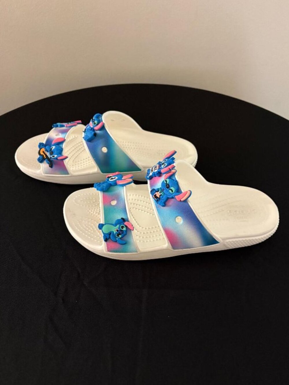 Adults Crocs Slide Sandals With Lilo And Stitch Characters - Multicolor - Picture 4 of 8